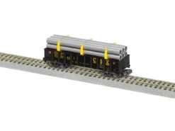 Lionel 2119201 S Scale CSX Gondola W/ Pipe Load #720195