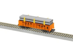 Lionel 2119212 S Scale Rio Grande Gondola W/ Pipe Load #56374