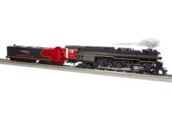 Lionel 2231150 O Santa Fe Black Bonnet #5001 - Legacy 2-10-4
