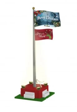 Lionel 2129220 O Christmas Joy Flagpole