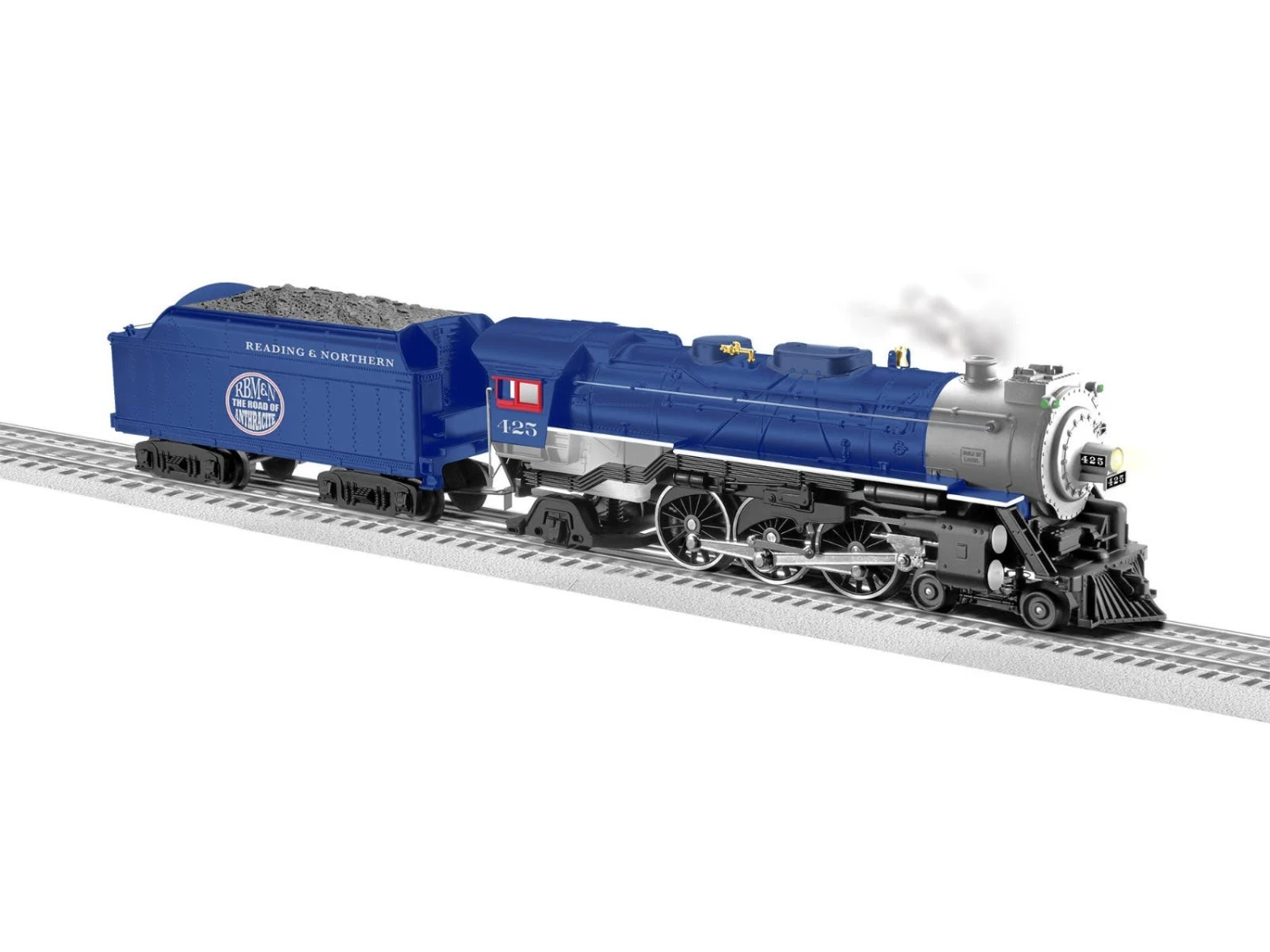 Lionel 2232130 O Reading & Northern #425 - LionChief Plus 2.0 Pacific 4-6-2