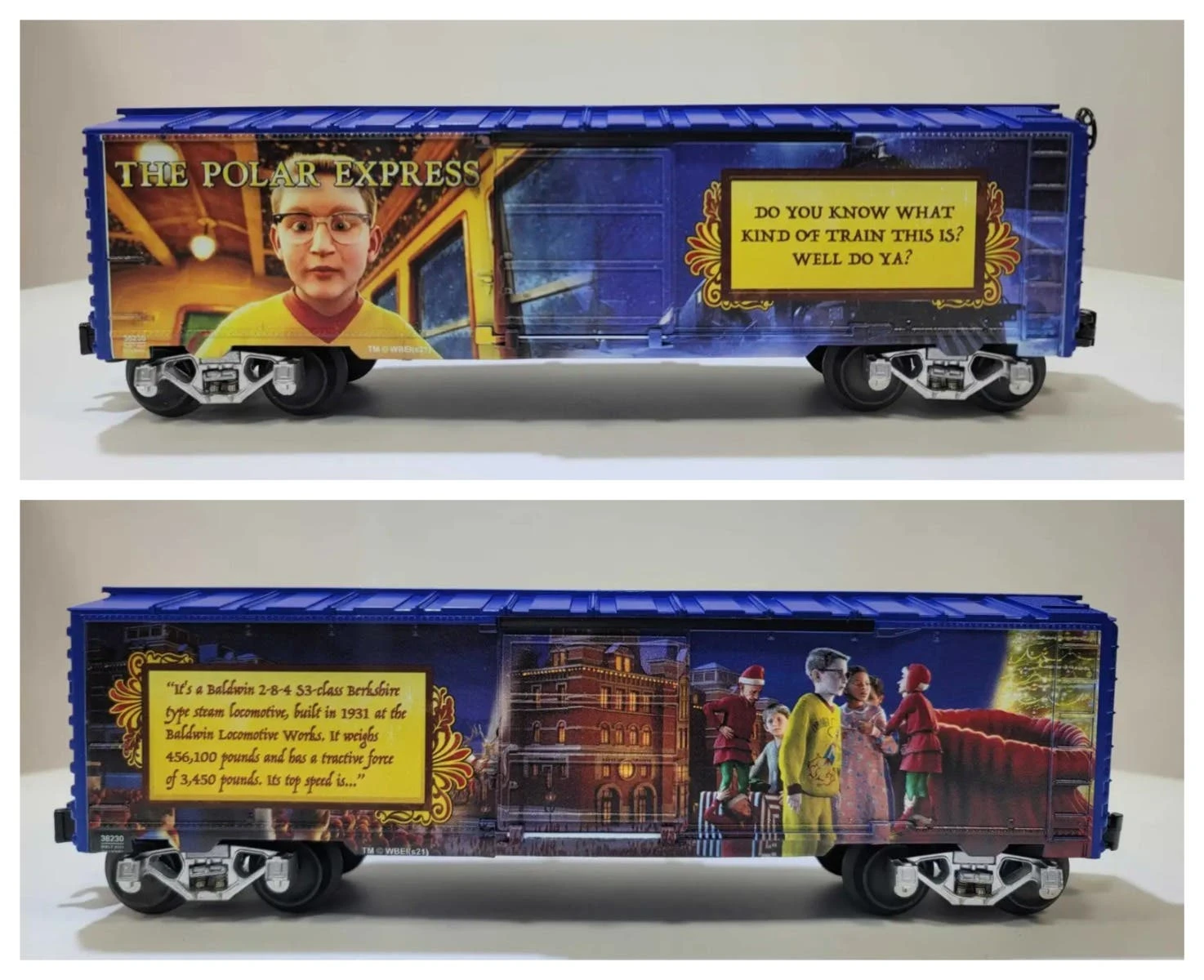 Lionel 2138230 O The Polar Express Know It All Boxcar - TrainWorld Exclusive