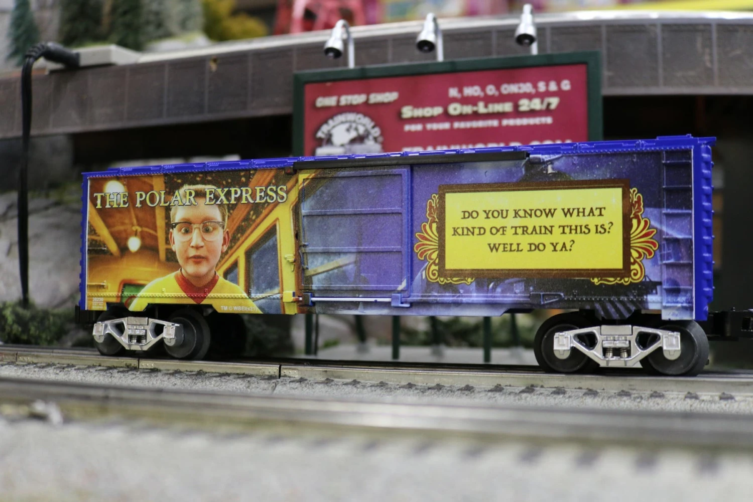 Lionel 2138230 O The Polar Express Know It All Boxcar - TrainWorld Exclusive - Image 6