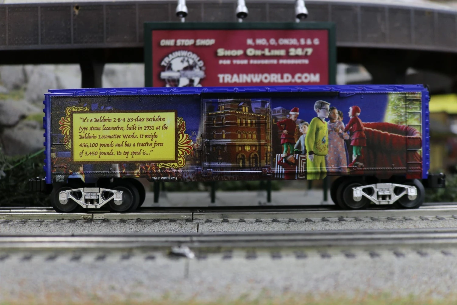 Lionel 2138230 O The Polar Express Know It All Boxcar - TrainWorld Exclusive - Image 8