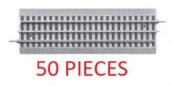 Lionel O Scale 50 Pieces Of 612014 10" Straight Track, (50 Piece CASE)