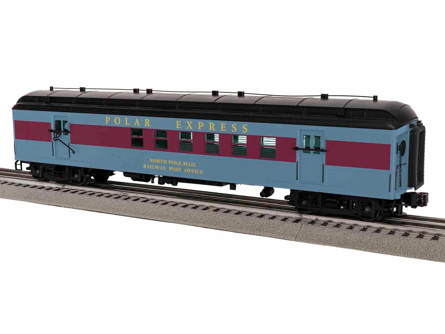 Lionel 1927352 O Gauge Polar Express™ 60' RPO Car - Black Roof