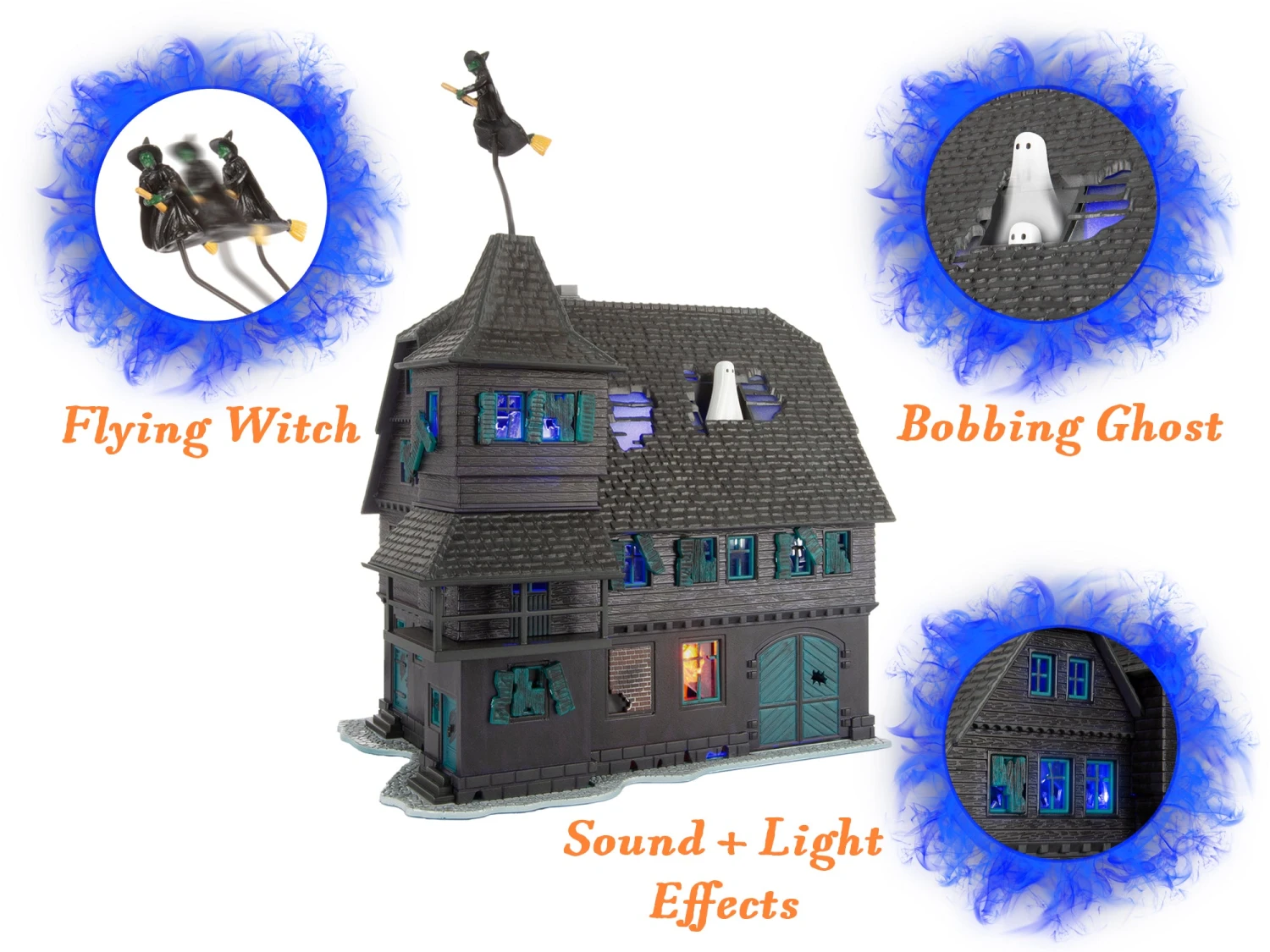 Lionel 1929170 O Gauge Halloween Haunted House (Plug-Expand-Play) - Image 4