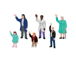 Lionel 1930240 O Gauge Waving People 6 Pack Of Figures