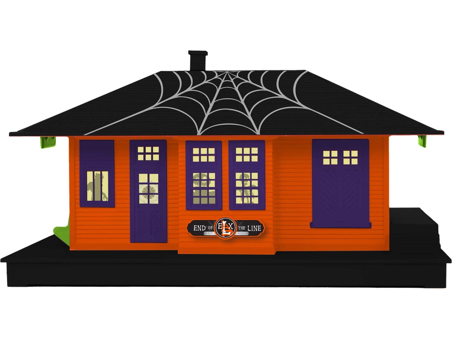 Lionel 2029040 O Gauge End Ofthe Line Halloween Passenger Station (Plug-Expand-Play) - Image 2