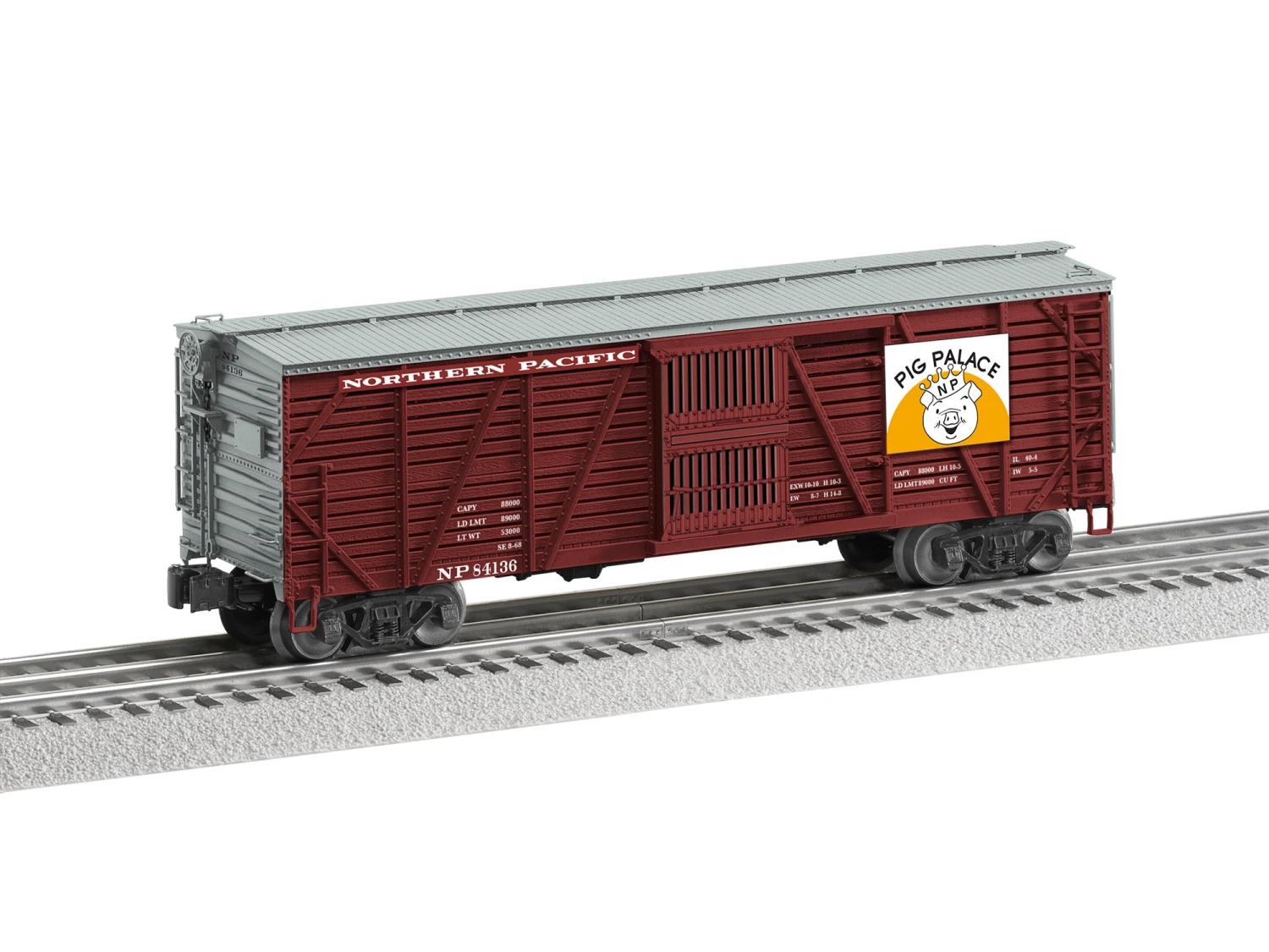 Lionel 2226900 O Scale VisionLine Stock Car 3 Pack Northern Pacific NP 84061 84113 84136 - Image 3