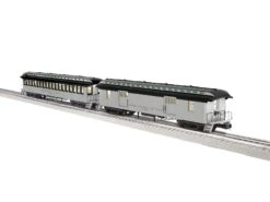 Lionel 2227400 O Scale Wood Baggage And Coach Set MOW 2 Pack