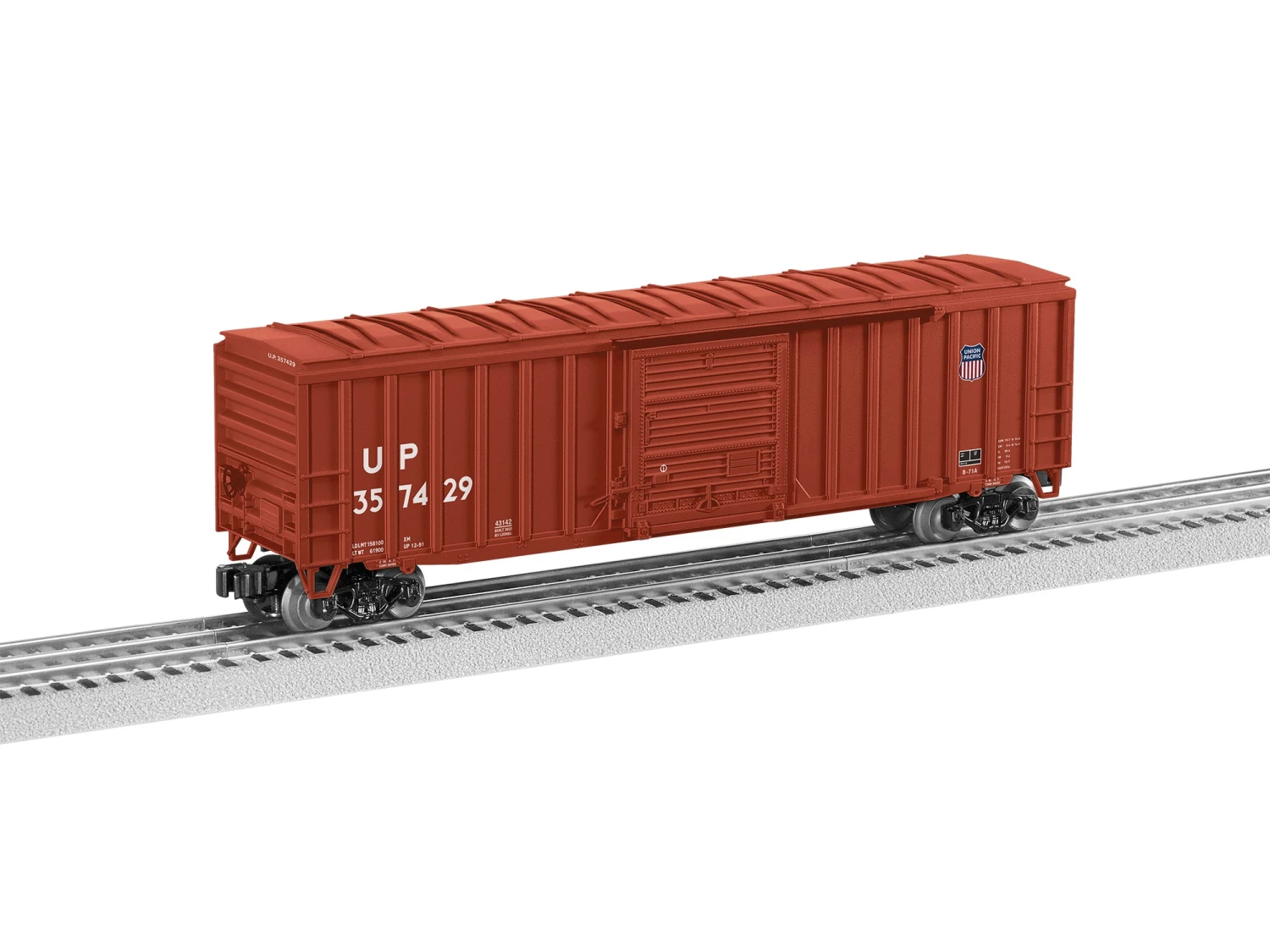 Lionel 2243142 Standard O Gauge Modern Boxcar Union Pacific UP 357429
