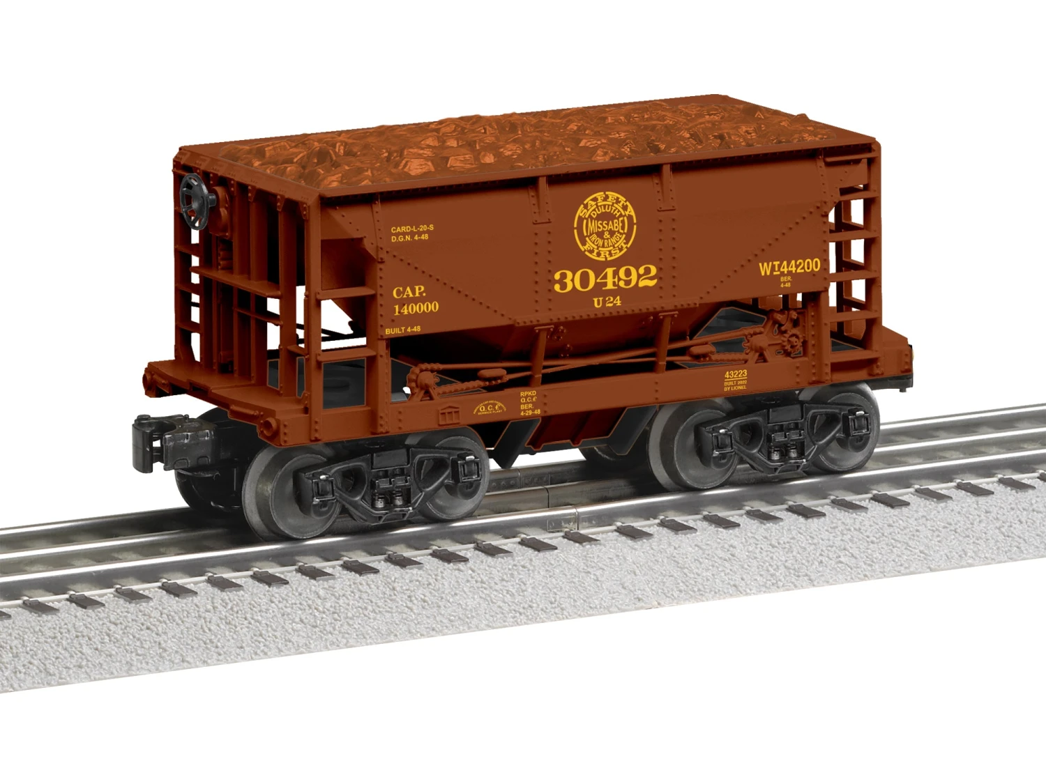 Lionel 2243220 O Gauge Duluth, Missabe And Iron Range DM&IR Ore Car 6 Pack #1 - Image 3
