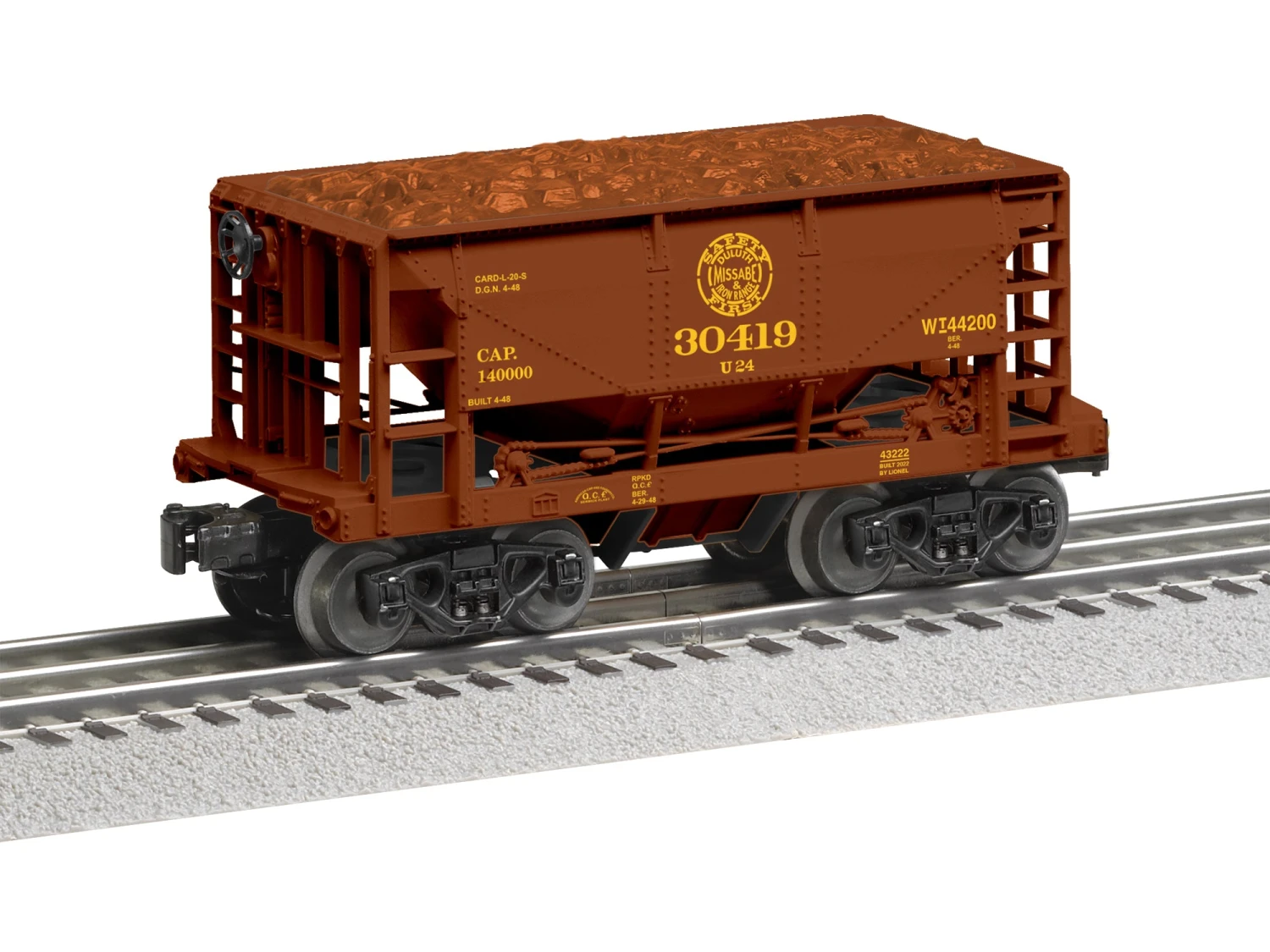 Lionel 2243220 O Gauge Duluth, Missabe And Iron Range DM&IR Ore Car 6 Pack #1 - Image 4