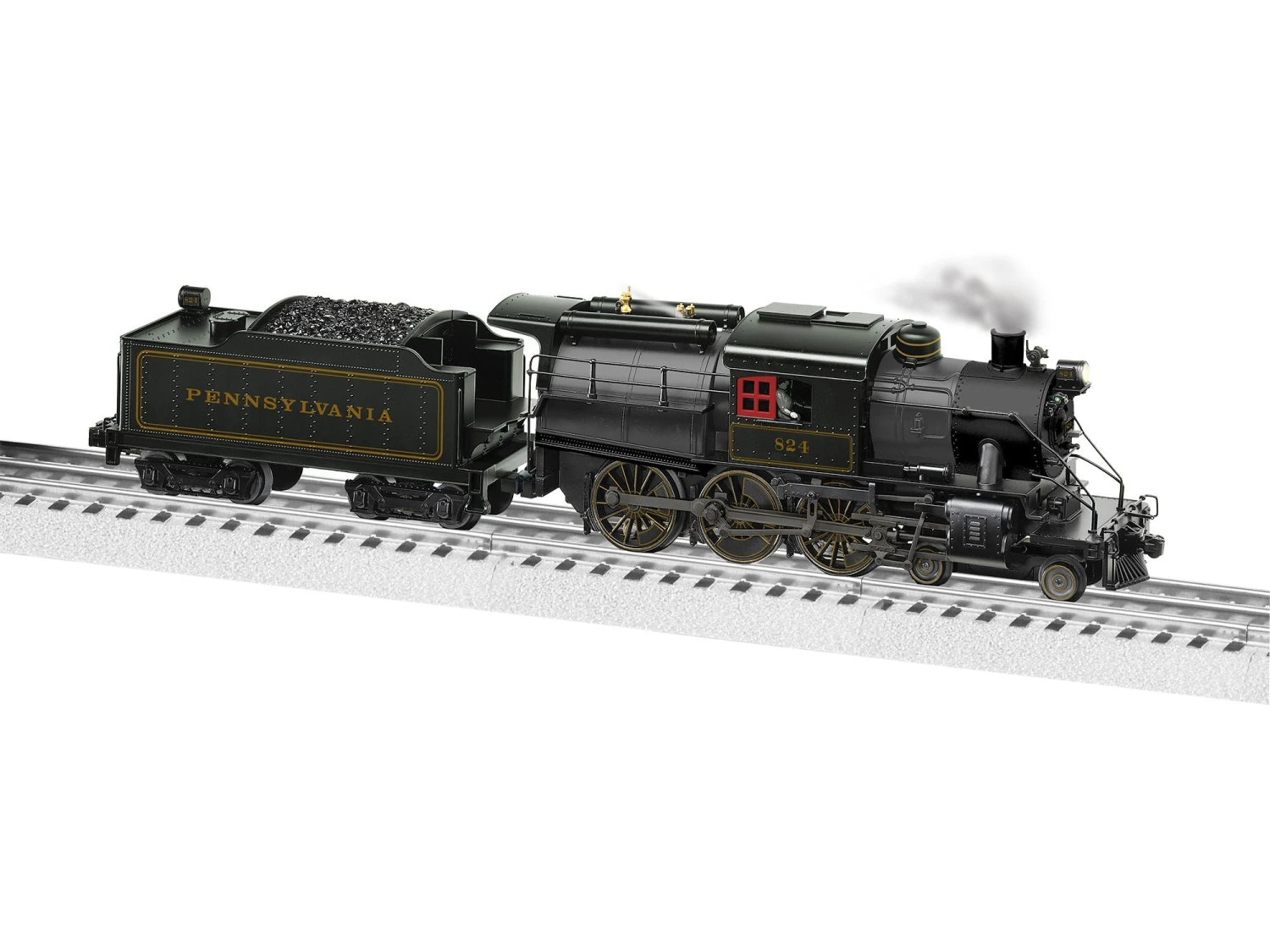 Lionel 2331590 O Scale Legacy Camelback 4-6-0 Steam Loco Pennsylvania PRR 824 - BTO