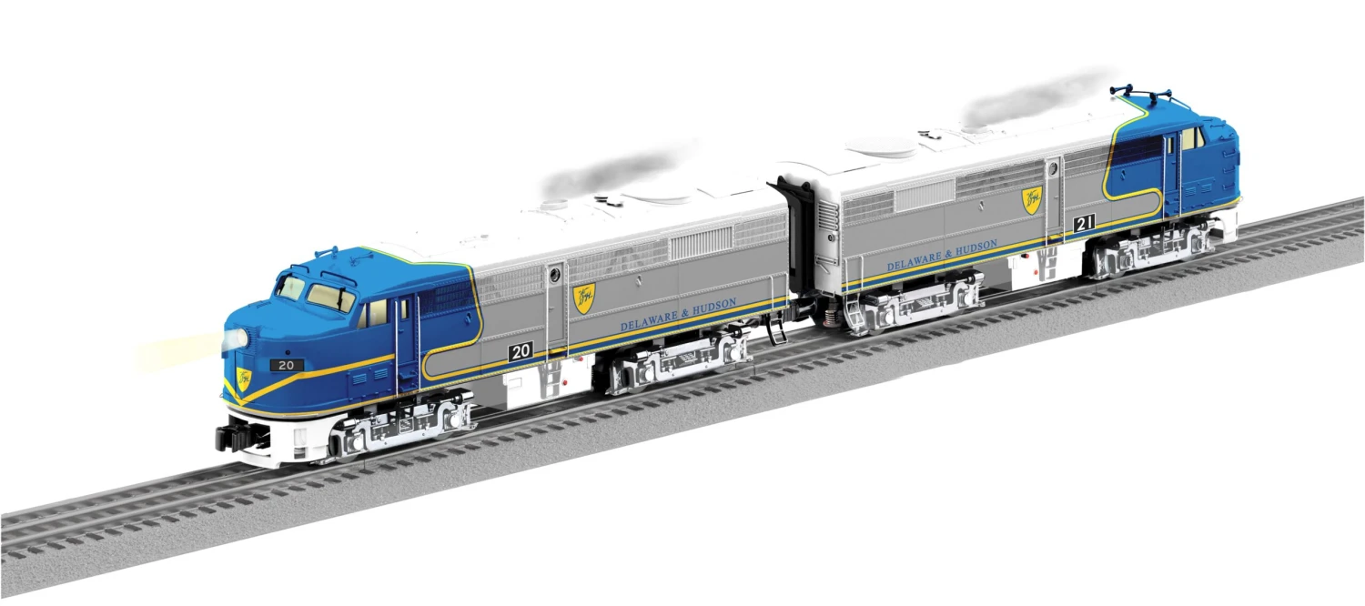Lionel 2333080 O Scale LEGACYALCo FA-2 AA Set Delaware & Hudson D&H 20/21 BTO