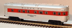 Lionel 6-16060 O Gauge Passenger Observation Car Santa Fe ATSF - NOS