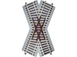 Lionel 6-49863 S Gauge American Flyer FasTrack 45 Degree Crossover